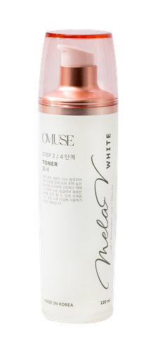 [Quà tặng không bán] Nước hoa hồng giúp mờ nám và tàn nhang, cân bằng da và cấp ẩm OMUSE MelaV White Toner 120ml