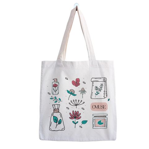 [HB Gift] Túi Tote OMUSE vải canvas dễ thương