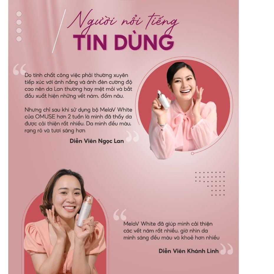 Kem dưỡng ẩm mờ nám và tàn nhang dưỡng trắng da ban ngày và đêm OMUSE MelaV Cream 50g