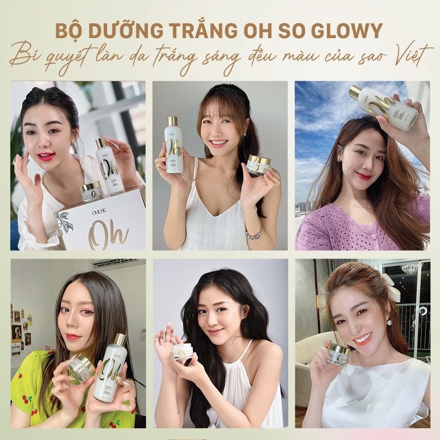 Kem dưỡng trắng da mặt dưỡng ẩm sâu và hỗ trợ giảm thâm mụn OMUSE Oh So Glowy Brightening Cream 50g