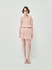 Áo 2 dây màu hồng may nhún