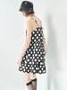 Váy 2 dây màu đen chấm bi