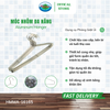 Set 3 vỉ (1 Vỉ x 10 chiếc ) Móc Nhôm Treo Quần Áo Ohiama Aluminum Hanger HMMA-16165 | Mắc Phơi Đồ Đa Năng