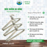  Set 3 vỉ (1 Vỉ x 10 chiếc ) Móc Nhôm Treo Quần Áo Ohiama Aluminum Hanger HMMA-16165 | Mắc Phơi Đồ Đa Năng 