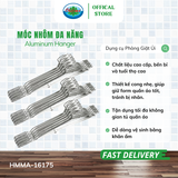  Set 3 vỉ (1 Vỉ x 10 chiếc ) Móc Nhôm Treo Quần Áo Ohiama Aluminum Hanger HMMA-16175 | Mắc Phơi Đồ Đa Năng 