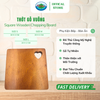 Thớt Gỗ Vuông Nhiều Size Ohiama Square Wooden Chopping Board | Đồ Dùng Nhà Bếp, Đồ Thủ Công VNXK