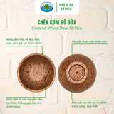  Chén Cơm Gỗ Dừa Ohi@ma Coconut Wood Bowl Of Rice 