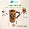  Ly Gỗ Dừa Khắc Ohi@ma Coconut Wooden Drinking Cup With Handle L 