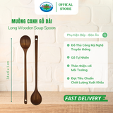  Muỗng Gỗ Canh Dài Ohiama Long Wooden Soup Spoon | Dụng Cụ Nhà Bếp, Bàn Ăn, Đồ Thủ Công VNXK 