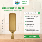  Khay Chữ Nhật Tay Cầm Ohiama Rectangle Tray With Handle 11X40 | Dụng Cụ Bếp Bàn Ăn, Trang Trí, Đồ Thủ Công VNXK 