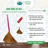  Chổi Đớt Quét Nhà Bông Cỏ Keo Ohiama Ohiama Longdan Straw Broom Sweeper HM-1518K - Vệ Sinh Nhà Cửa 