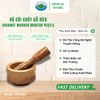  Bộ Cối Chày Gỗ Dừa Ohiama Coconut Wooden Mortar Pestle | Dụng Cụ Nhà Bếp, Đồ Thủ Công Hàng VNXK 