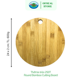  Thớt Tre Tròn 250T Ohiama Round Bamboo Cutting Board | Đồ Dùng Nhà Bếp, Đồ Thủ Công Mỹ Nghệ VNXK 