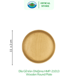  Dĩa Tròn Gỗ Beech Ohiama Round Beech Wood Plate  | Dụng Cụ Bếp Bàn Ăn, Trang Trí, Đồ Thủ Công VNXK 