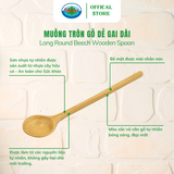  Muỗng Tròn Gỗ Dẻ Gai Dài Ohiama Long Round Beech Wooden Spoon | Dụng Cụ Bếp Bàn Ăn, Trang Trí, Đồ Thủ Công VNXK 