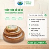 Thớt Tròn Gỗ Xà Cừ Tự Nhiên Ohi@ma Round Chopping Board