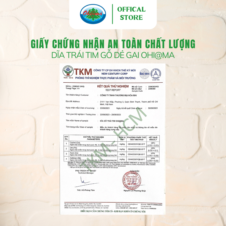  Dĩa Trái Tim Gỗ Dẻ Gai Ohi@ma Heart Beech Wooden Plate 