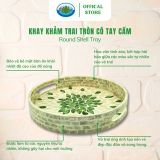  Khay Khảm Trai Tròn Có Tay Cầm Ohiama Round Shell Tray With Handless Đựng Đồ Ăn, Trang Trí 