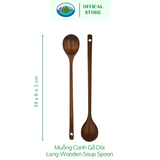  Muỗng Gỗ Canh Dài Ohiama Long Wooden Soup Spoon | Dụng Cụ Nhà Bếp, Bàn Ăn, Đồ Thủ Công VNXK 