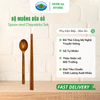 Bộ Muỗng Đũa Gỗ Ohi@ma Wooden Spoon and Chopsticks Set
