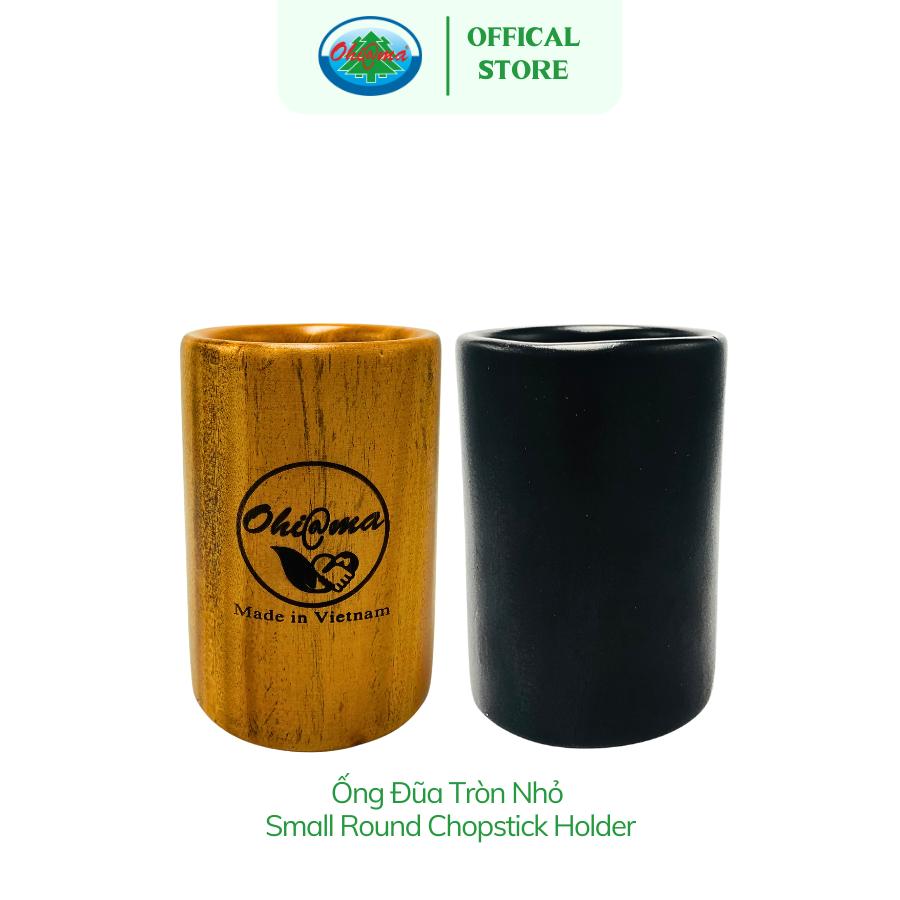  Ống Đũa Gỗ Nhỏ Ohiama Small Round Chopstick Holder | Dụng Cụ Nhà Bếp, Trang Trí, Đồ Thủ Công VNXK 