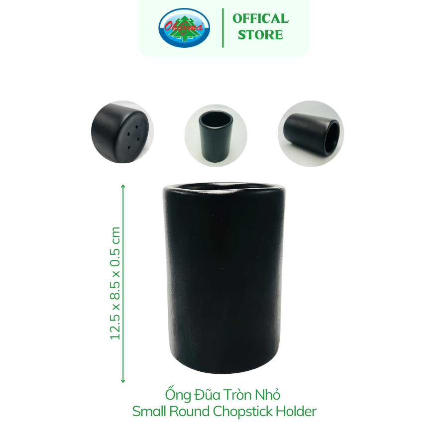  Ống Đũa Gỗ Nhỏ Ohiama Small Round Chopstick Holder | Dụng Cụ Nhà Bếp, Trang Trí, Đồ Thủ Công VNXK 