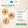 Khay Lót Ly Gỗ Ohi@ma Wooden Coasters HM39 Nhiều Họa Tiết
