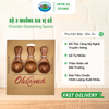  Bộ 3 Muỗng Gia Vị Gỗ Xà Cừ Ohi@ma Wooden Seasoning Spoon 