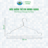  Set 3 vỉ (1 Vỉ x 10 chiếc ) Móc Nhôm Treo Quần Áo Trẻ Em Ohiama Aluminum Hanger for Kids HMMA-16060 - Mắc Phơi Đồ Bé 