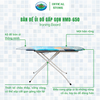  Bàn Để Ủi Đồ Gấp Gọn Ohi@ma Ironing Board HMD650, Cầu Là Quần Áo Điều Chỉnh Cao 