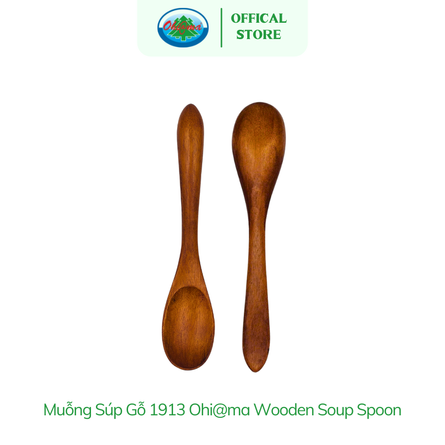  Muỗng Súp Gỗ Ohi@ma Wooden Soup Spoon 1913 