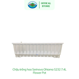  Chậu trồng cây, hoa Serinova Ohiama Flower Pot S232 7.4L| Chậu nhựa cao cấp, Làm đẹp không gian sống 