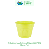  Chậu trồng cây, hoa Serinova Ohiama Flower Pot R007 7.5L| Chậu nhựa cao cấp, Làm đẹp không gian sống 
