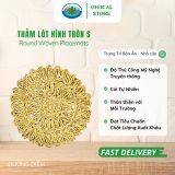  Thảm Lót Cói Tròn Ohiama Round Woven Placemats 31 x 1.5 cm Trang Trí Bàn Ăn Nhà Cửa Đồ Thủ Công VNXK 