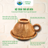  Bộ Tách Trà Gỗ Dừa Ohiama Coconut Wood Tea Cup and Saucer 