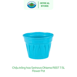  Chậu trồng cây, hoa Serinova Ohiama Flower Pot R007 7.5L| Chậu nhựa cao cấp, Làm đẹp không gian sống 