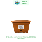  Chậu trồng cây, hoa Serinova Ohiama Flower Pot V600 2.75L|Chậu nhựa cao cấp, Làm đẹp không gian sống 