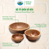  Bộ Tô Chén Gỗ Dừa Ohi@ma Coconut Wood Bowl Set 