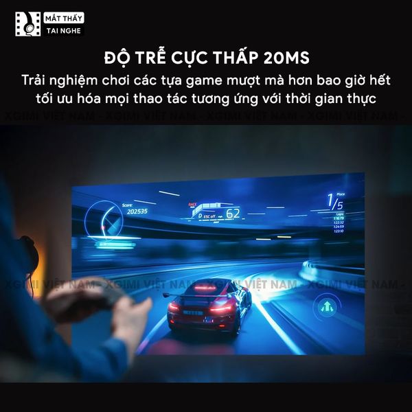 Xgimi Aura 2 - Máy chiếu siêu gần thông minh tích hợp hệ điều hành Android, nguồn sáng kép Dual Light 2.0, độ sáng 2300 ISO lumens, phân giải chuẩn 4K UHD, hỗ trợ các tính năng căn chỉnh thông minh, loa Harman Kardon, chuẩn Dolby Vision và IMAX Enhanced