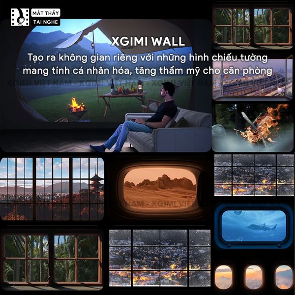 Xgimi Elfin Flip - Máy chiếu thông minh tích hợp hệ điều hành Xgimi OS, độ sáng 400 ISO lumens, phân giải Full HD, hỗ trợ các tính năng căn chỉnh thông minh, loa Harman Kardon và Netflix chính chủ