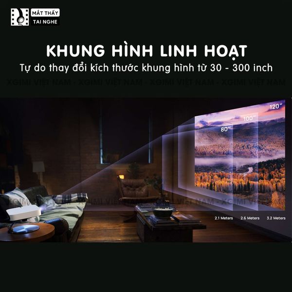 Xgimi Elfin - Máy chiếu thông minh tích hợp hệ điều hành Android, độ sáng 800 ansi lumens, phân giải Full HD, hỗ trợ các tính năng căn chỉnh thông minh và loa Harman Kardon