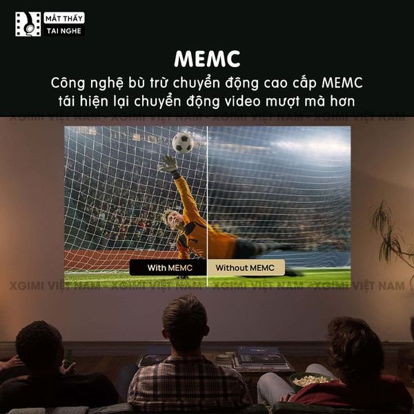 Xgimi Elfin - Máy chiếu thông minh tích hợp hệ điều hành Android, độ sáng 800 ansi lumens, phân giải Full HD, hỗ trợ các tính năng căn chỉnh thông minh và loa Harman Kardon
