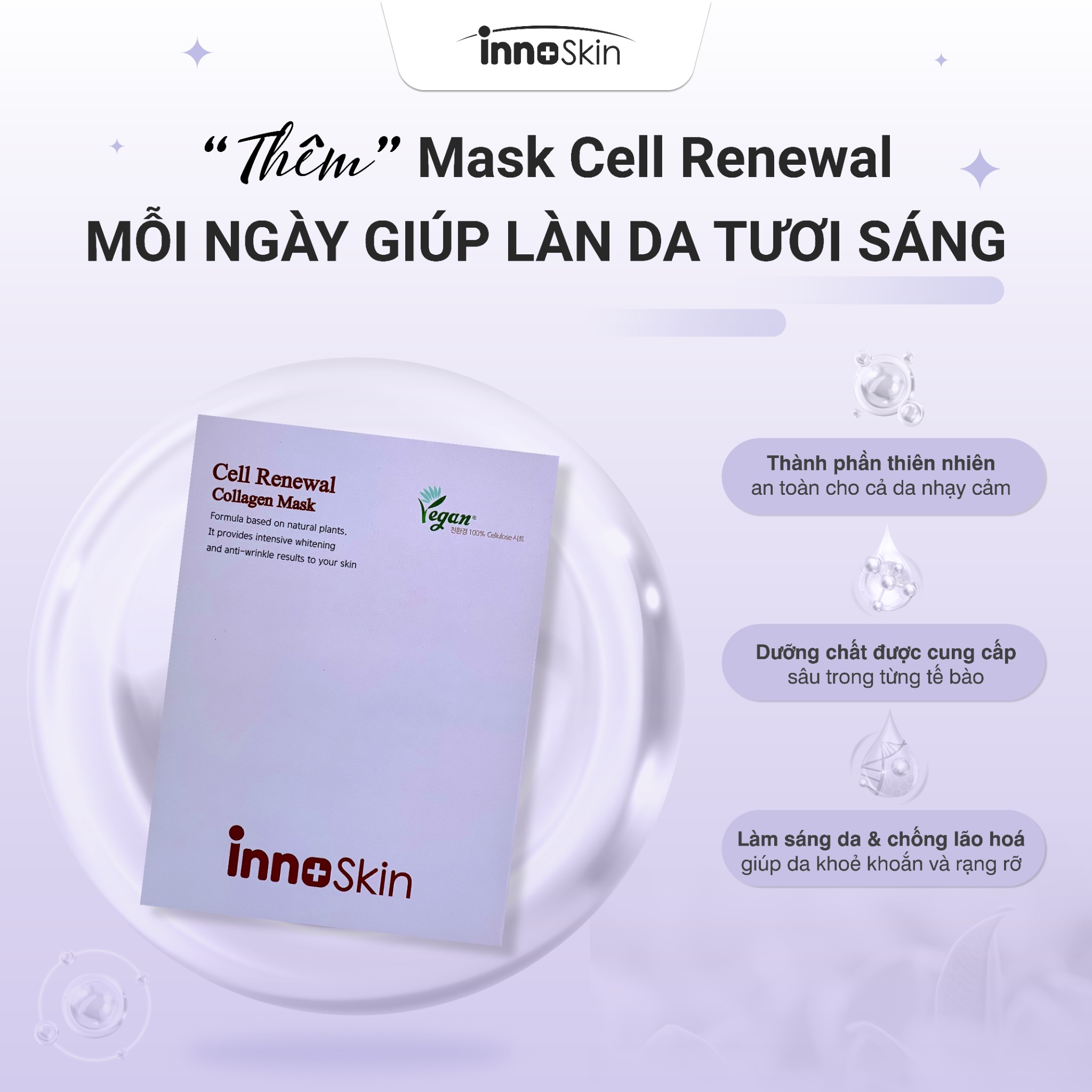 M T N INNOSKIN CELL RENEWAL COLLAGEN MASK M T N INNOSKIN CELL RENEWAL COLLAGEN MASK
