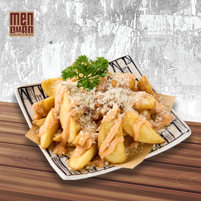  Khoai Tây Xốt Trứng Cá Tuyết Mắm Mực 