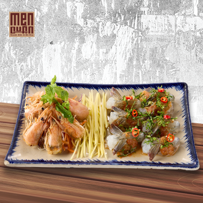  Tôm Khoả Thân Tắm Ớt 