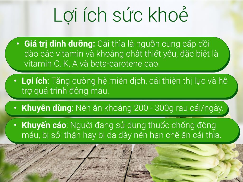  Cải Thìa (Cải Chíp) 