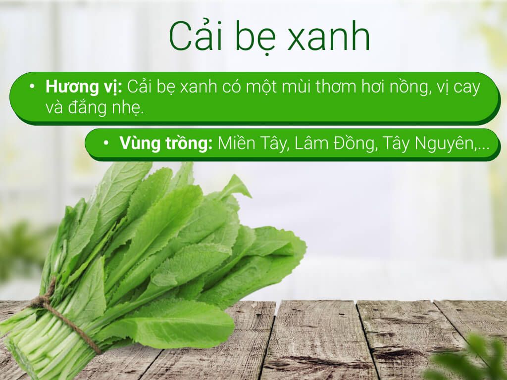  Cải Xanh (Cải Canh) 