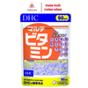  DHC Viên uống Vitamin Tổng Hợp Multi Vitamins bổ sung 12 loại vitamin thiết yếu 90 Ngày 