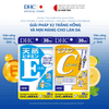  Combo DHC Viên Uống Vitamin E & Vitamin C Hard Capsule, X2 Trắng Hồng & Mịn Màng Cho Làn Da 30 Ngày 