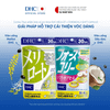  Combo Cải Thiện Vóc Dáng, Viên Uống DHC Thon gọn Melilot + Viên Uống Dầu Dừa DHC Forskohlii Soft Capsule 30 Ngày 